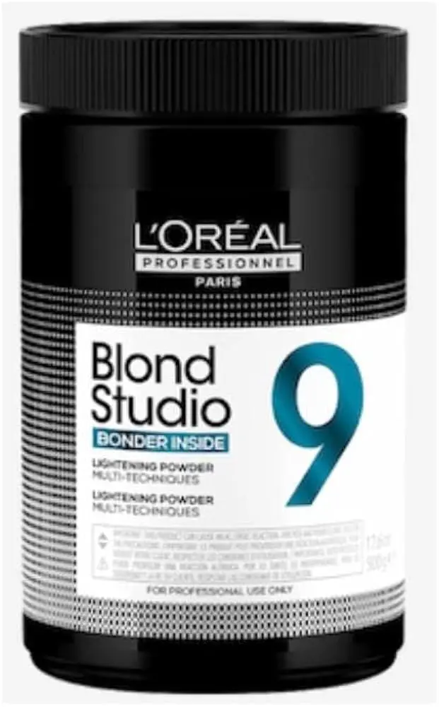 Decoloración loreal BLOND studio inside 9 y 500g